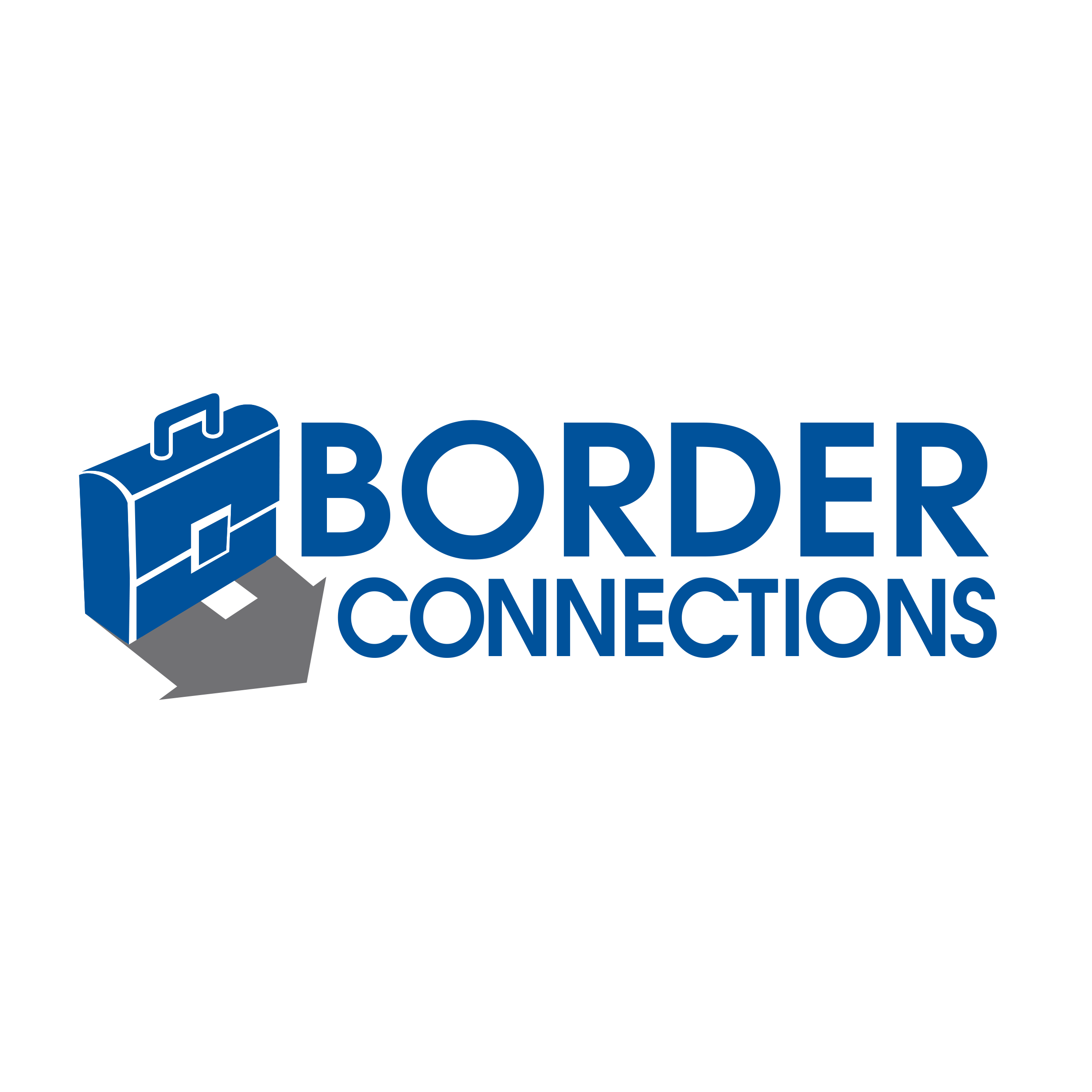 Border Connections logo design
